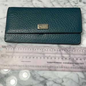 Teal Kate spade wallet
